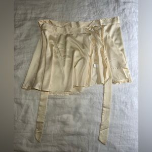 Cream skirt